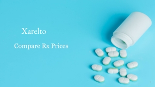 Online Price Analysis of Xarelto (Rivaroxaban)