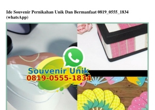 Ide Souvenir Pernikahan Unik Dan Bermanfaat 0819_0555_1834[wa]