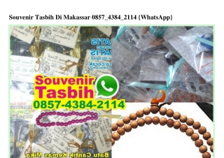 Souvenir Tasbih Di Makassar 0857·4384·2II4[wa]