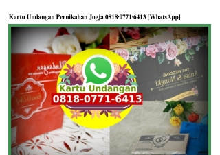 Kartu Undangan Pernikahan Jogja 0818•0771•6413[wa]