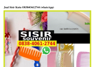 Jual Sisir Kutu 0838 4061 2744[wa]