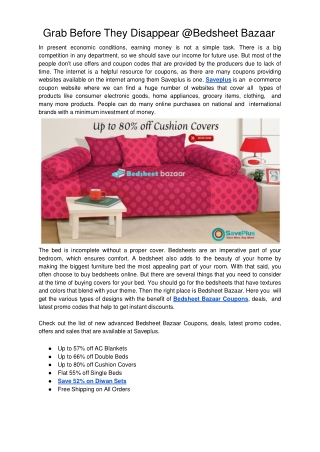 Grab Before They Disappear @Bedsheet Bazaar