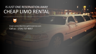 Cheap Limo Service is Just One Reservation Away