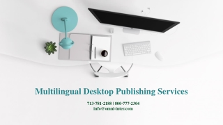 Multilingual DTP Services: Omni Intercommunication