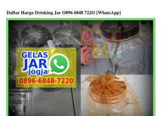 Daftar Harga Drinking Jar O896_6848_722O[wa]
