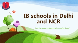 IB schools in Delhi and NCR