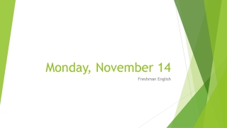Monday, November 14