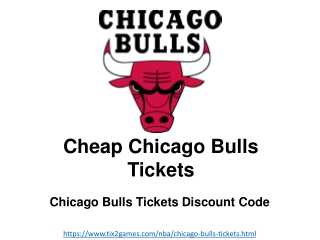 Chicago Bulls Tickets