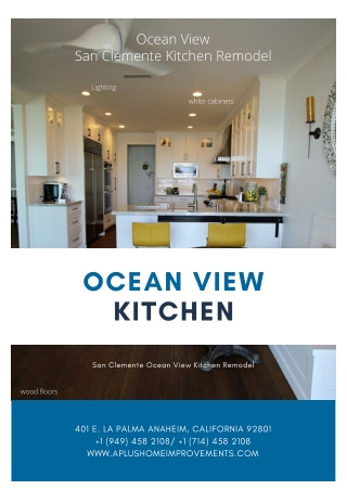 San Clemente Ocean View Kitchen Remodel