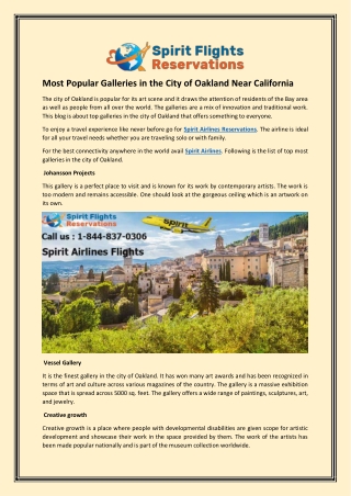 Most Popular Galleries in the City of Oakland Near California