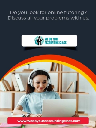 Do you look for online tutoring? Discuss all your problems with us.