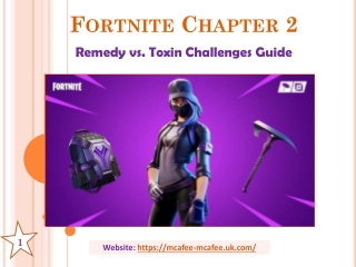 Fortnite Chapter 2: Remedy vs. Toxin Challenges Guide