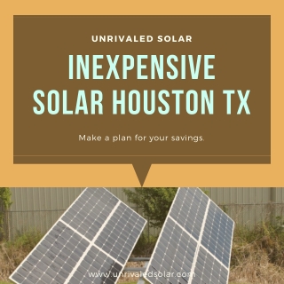 Inexpensive Solar Houston TX | Residential Solar Supplier La Porte TX