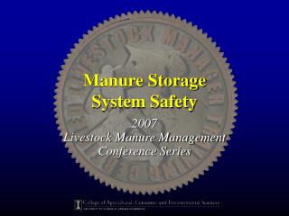 Manure Storage System Safety