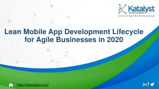 Lean Mobile App Development Lifecycle for Agile Businesses in 2020