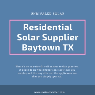 Inexpensive Solar Houston TX | Solar Panel Supplier Houston TX