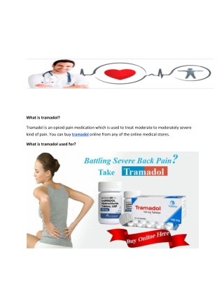 Buy Tramadol Online | Buy Tramadol Without Prescription In USA