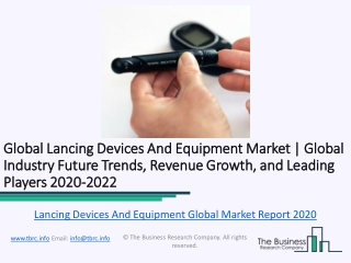 Global Lancing Devices And Equipment Market Report 2020