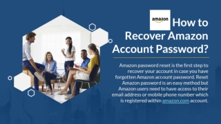 How to Recover Amazon Account Password?