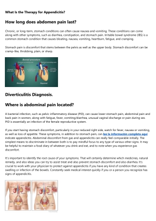 Appendicitis: Early Symptoms, Causes, Pain Location, Surgical Treatment, Recuperation