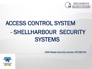 Access Control System in Wollongong | Shellharbour Security Systems