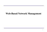 Web-Based Network Management
