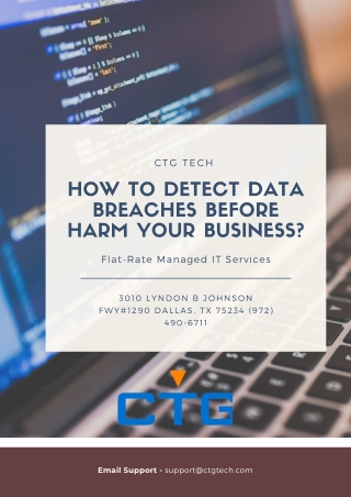 How To Detect Data Breaches Before Harm Your Business?