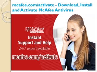mcafee.com/activate - Download, Install and Activate McAfee Antivirus