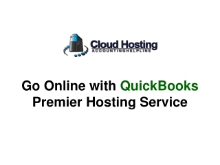 Getting on Cloud with QuickBooks Pro Hosting