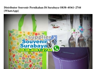 Distributor Souvenir Pernikahan Di Surabaya Ö838•4Ö61•2744[wa]