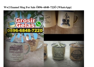 Ww2 Enamel Mug For Sale Ô896.6848.722Ô[wa]