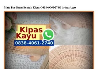 Mata Bor Kayu Bentuk Kipas Ö838 4Ö61 274Ö[wa]