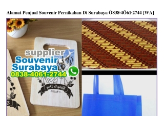 Alamat Penjual Souvenir Pernikahan Di Surabaya 0838 4061 2744[wa]