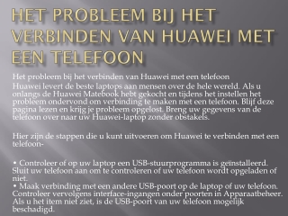 Huawei reparatie breda