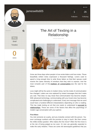 The Art of Texting in a Relationship