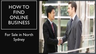 How to Find Online Business For Sale in North Sydney