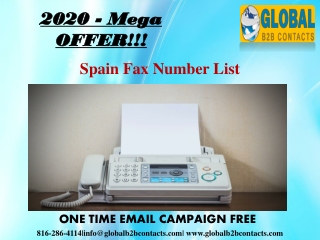 Spain Fax Number List