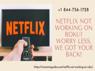 Netflix Not Working on Roku | Netflix Roku Problem –Call Now