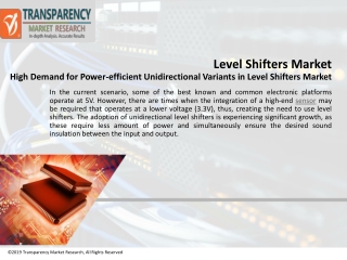 Level Shifters Market Analyzing Growth by focusing on Top Key Operating Vendors