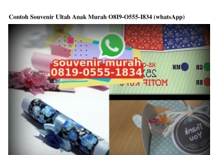 Contoh Souvenir Ultah Anak Murah 0819•0555•1834[wa]