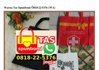 Warna Tas Spunbond Ö818•22•5376[wa]