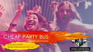 Bachelorette Party Bus Rentals - (800) 942-6281