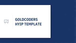 Goldcoders HYIP Template