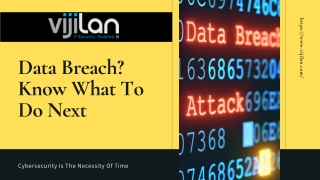 Data Breach: How to deal with it?