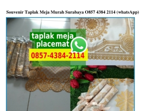 Souvenir Taplak Meja Murah Surabaya 085743842114[wa]