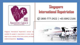 Singapore International Repatriation Services |Amazing-Grace-Funerals