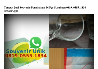 Tempat Jual Souvenir Pernikahan Di Pgs Surabaya Ô819-Ô555-1834[wa]