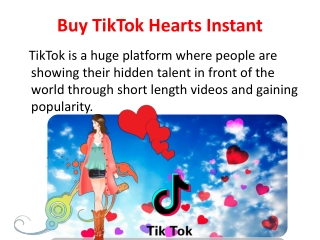 Buy TikTok Hearts Instant