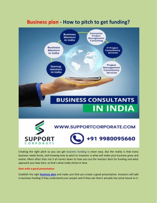 Business Plan Consultants in India