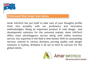 Web Design Sydney-AmarInfotech